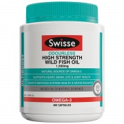 Swisse 无味高品质野生鱼油胶囊 400粒（有益于心脏/大脑/关节/眼睛）